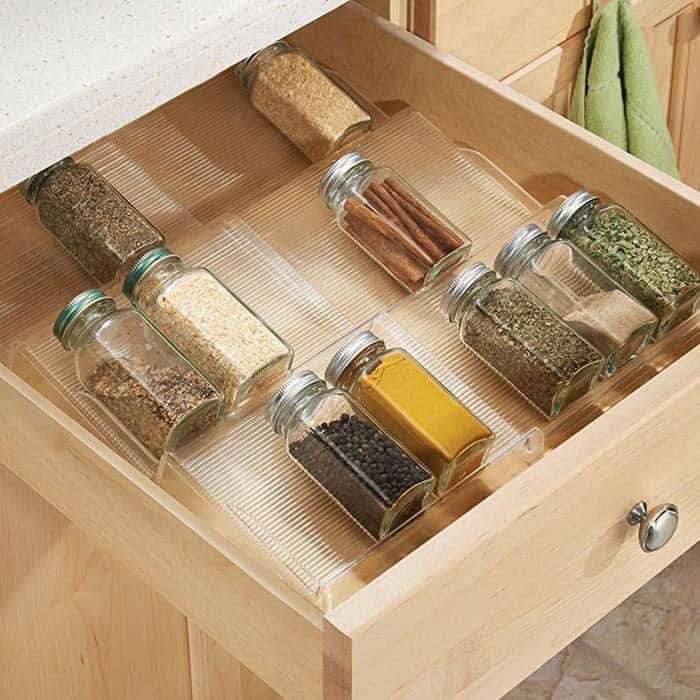 Drawer Racks For Organized Spices