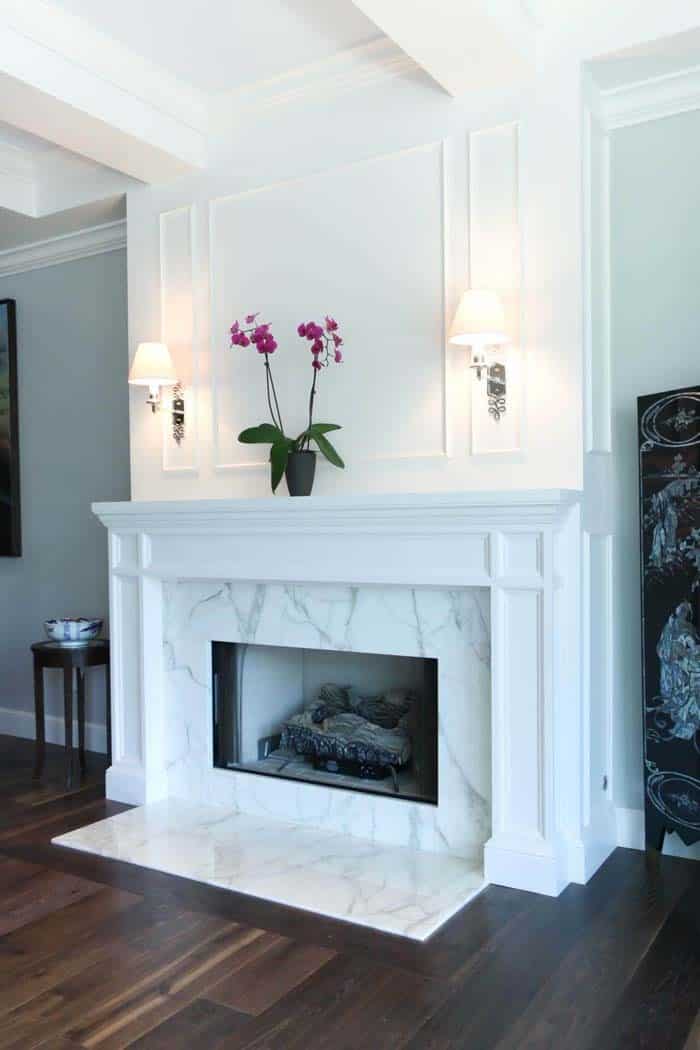 Modernize Your Fireplace with Marble Tiles