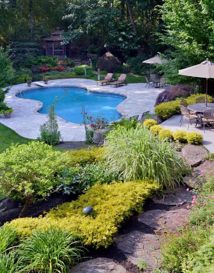 Green Pathway to the Pool Areas