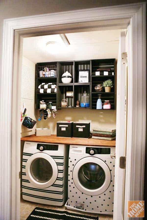 Free up Closet Space for a Fabulous Washing Room