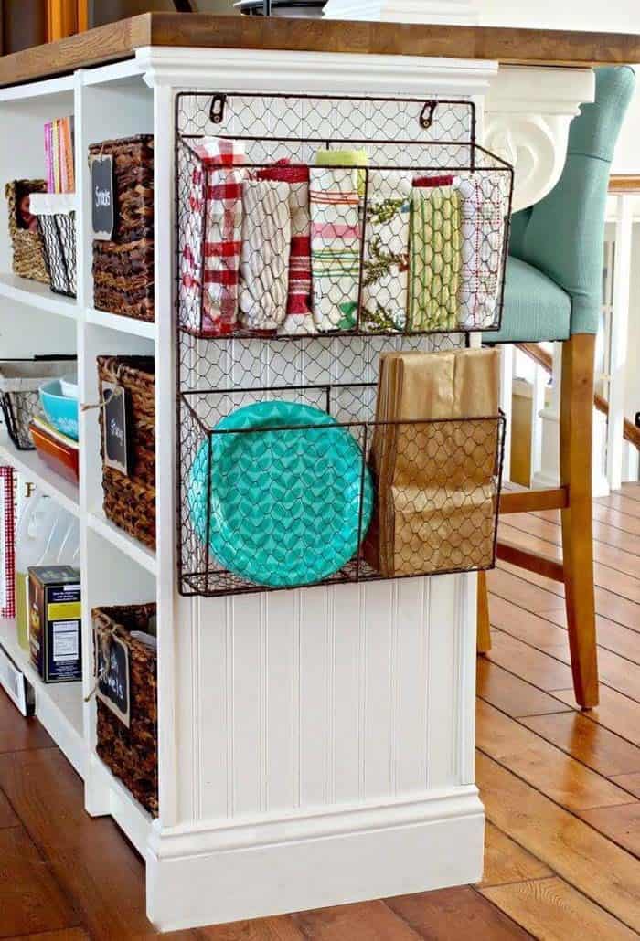 Organize Your Small Kitchen with a Tiered Wire Basket