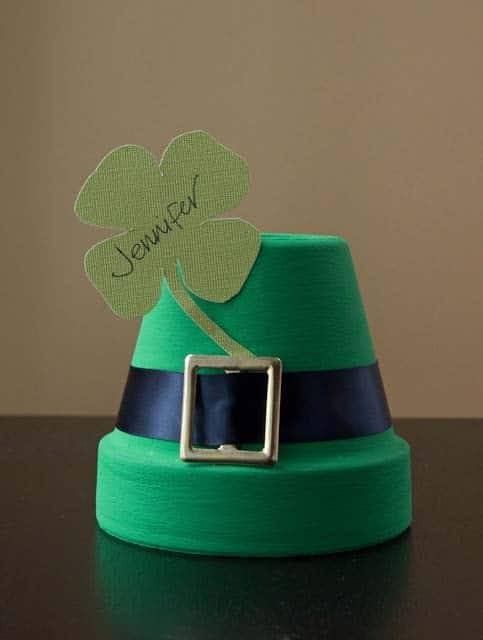 Add Name Tags to Your Leprechaun Hats