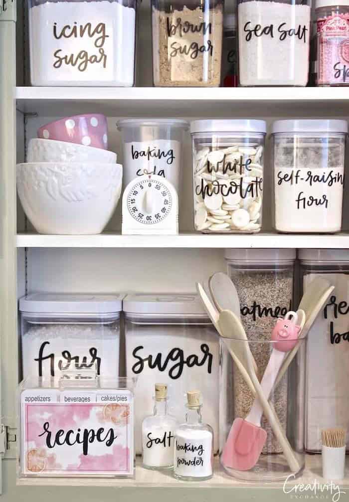 Transform Your Pantry with a Stylish Adhesive Vinyl System