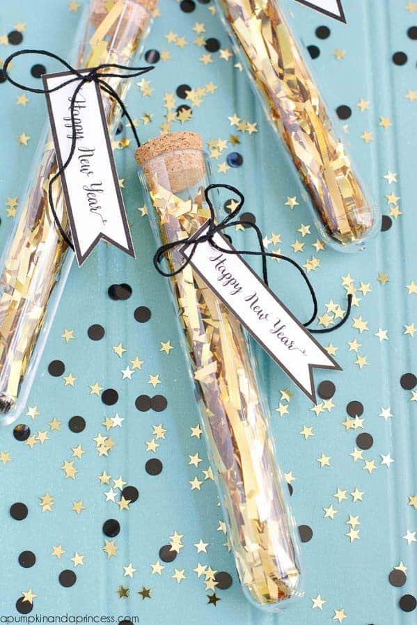 Glittering Confetti Shower Favors