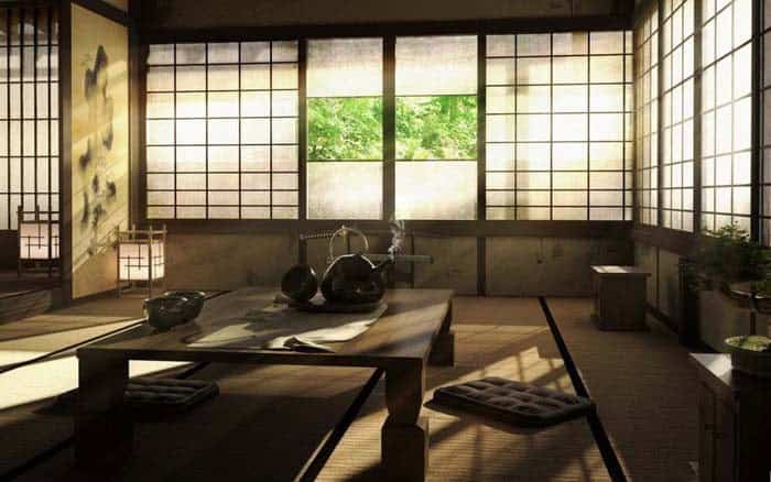 Japanese-Inspired Meditation Room