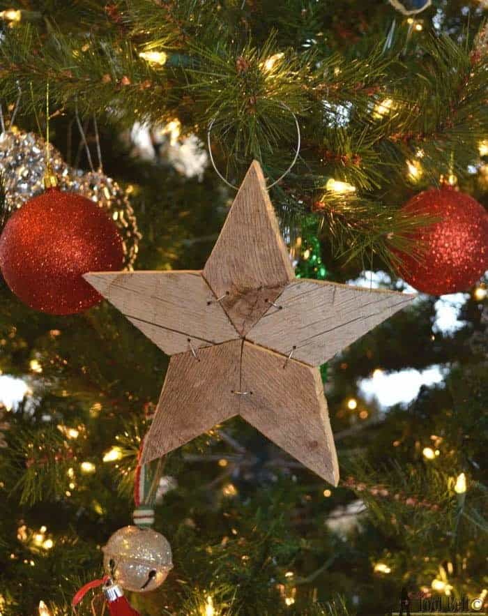 Assemble Sharp Carved Wood into a Rustic Star Ornament