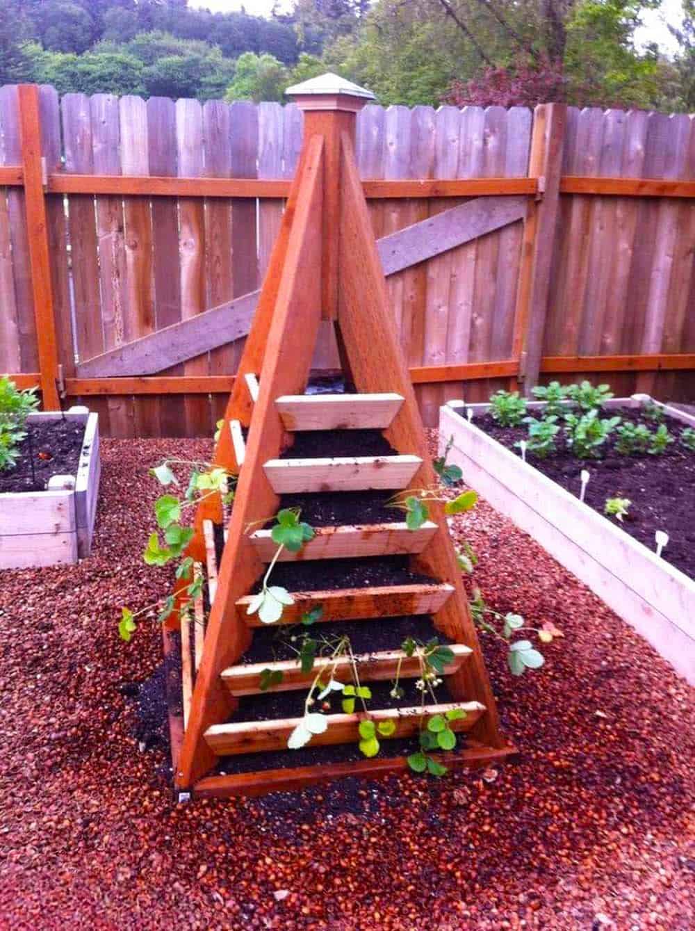 Triangular Planter Stand