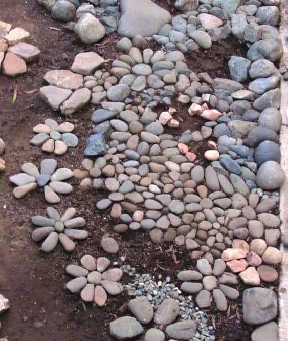 River Rocks Backyard Paving