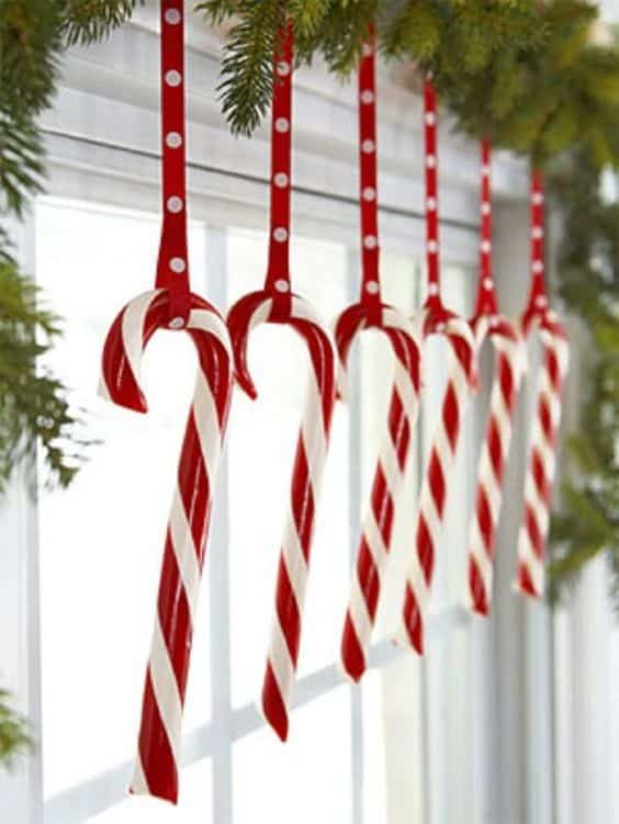 Elevate Your Windows with a Candy Cane Garland