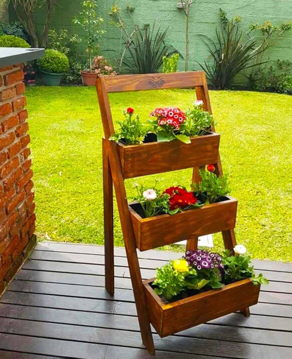 Repurposed Planter Stand