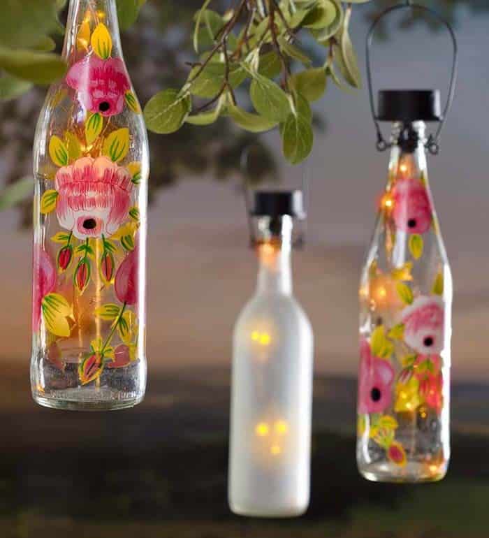 Make a Solar Lantern Out of Upcycled Glass Bottles